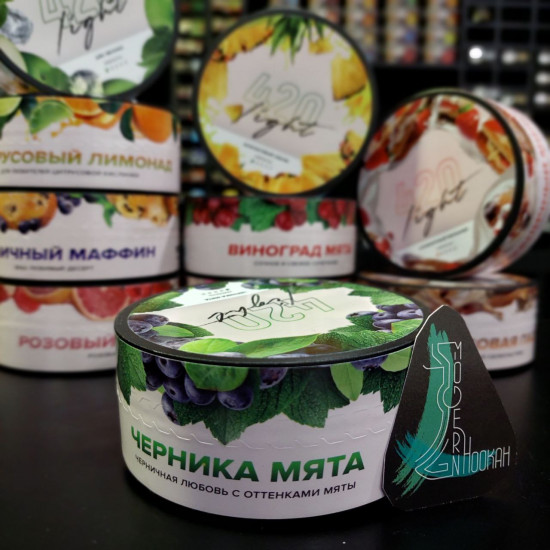 Табак 420 Light Черника мята (100 г)