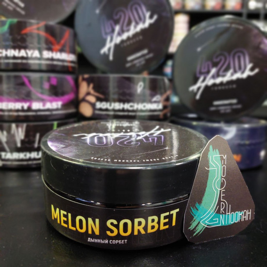 Табак 420 Melon Sorbet (Дынный сорбет, 100 г)
