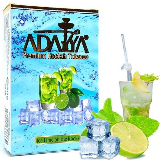 Табак для кальяна ADALYA ICE LIME ON THE ROCKS