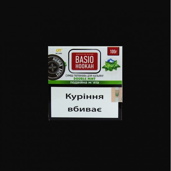Табак для кальяна BASIO DE LUXE UT Двойная мята