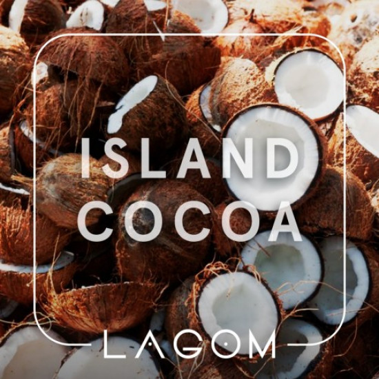 Табак Lagom Island Cocoa (Шоколадное печенье с кокосом, 40г)
