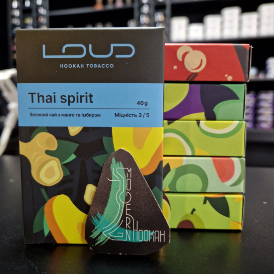Табак Loud Thai Spirit (Зеленый Чай Манго Имбирь, 40г)