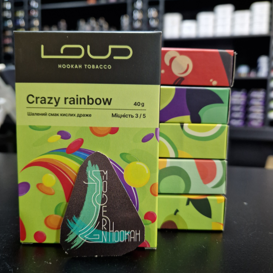 Табак Loud Crazy Rainbow (Кислые конфеты, 40г) 