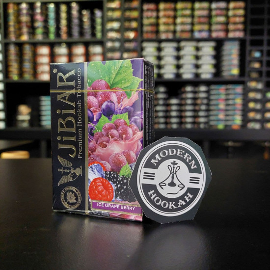 Табак Jibiar Ice Grape Berry (Ледяной виноград с ягодами) 50 грамм