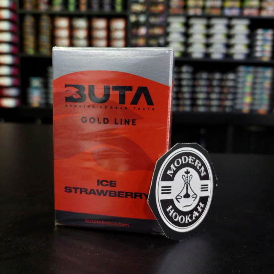 Табак Buta Gold Line Ice Strawberry (Клубника Лед) 50 грамм