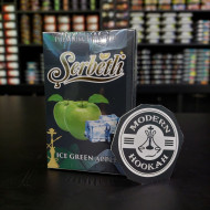 Табак Serbetli Ice Green Apple (Ледяное Зеленое Яблоко) 50 грамм