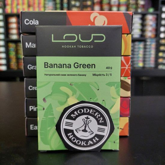 Табак Loud Banana Green (Зеленый банан, 40г) 