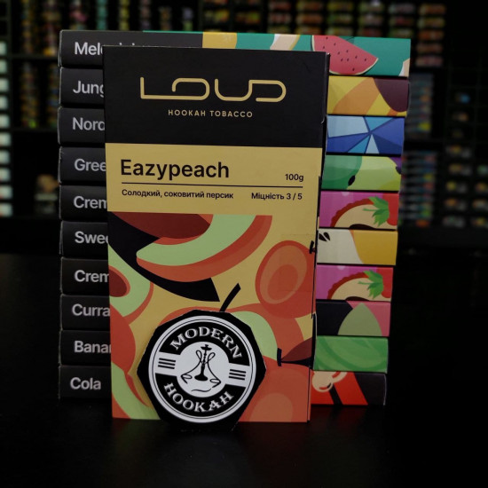 Табак Loud Eazypeach (Персик, 100г)
