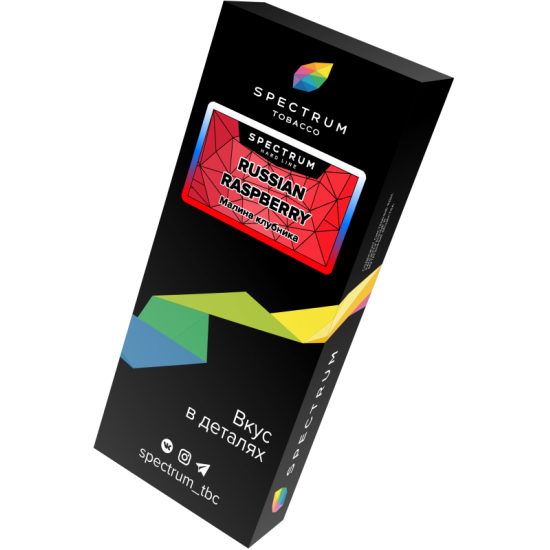 Табак Spectrum Hard line Russian Raspberry (Малина Клубника) 100 грамм